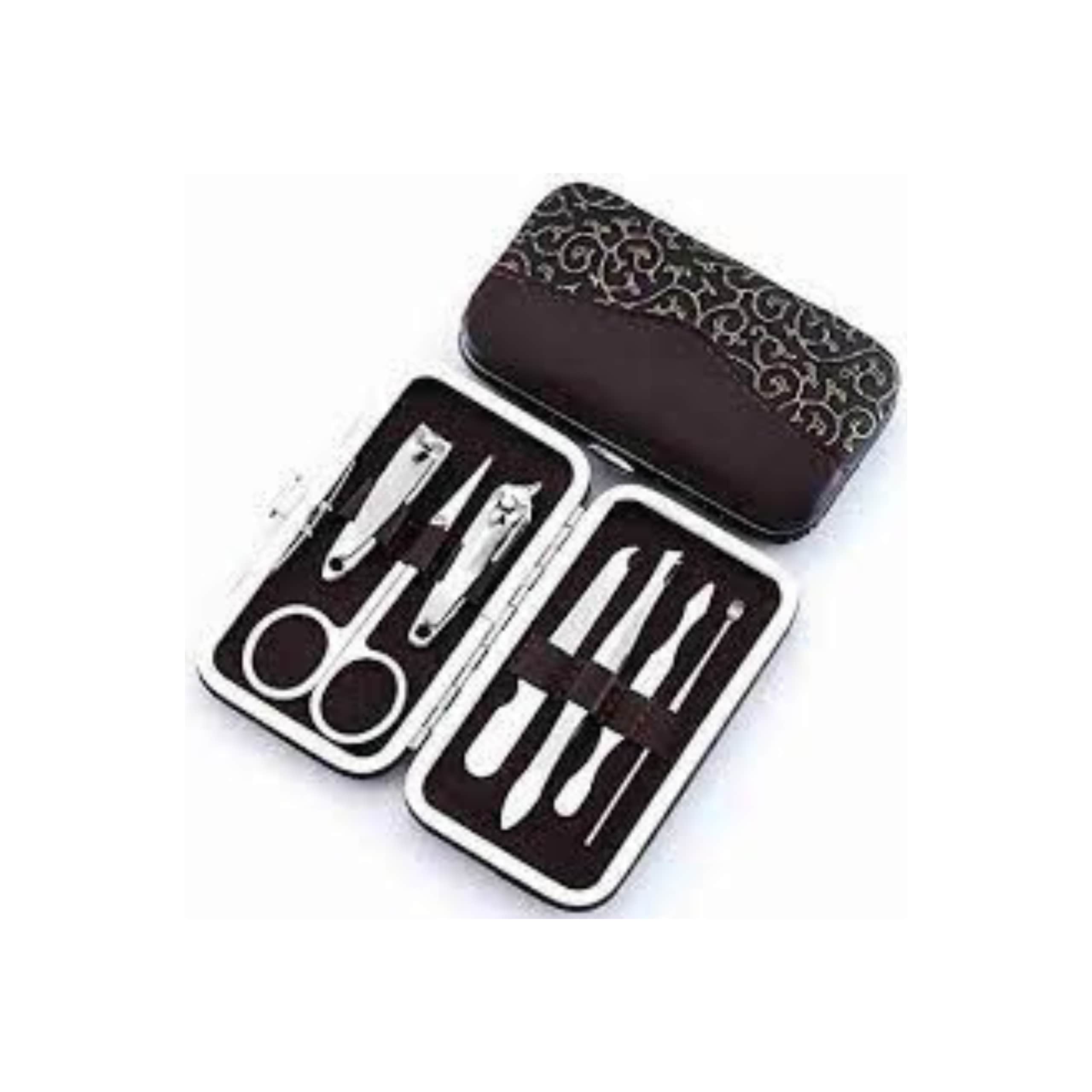Beauty & Grooming Equipment 6 Complete manicure kit with display case for salon counters and retail